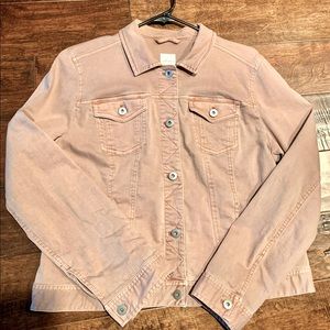 JJill mauve denim jacket size Medium
